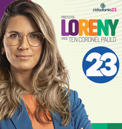 CAMPANHA POLÍTICA CANDIDATA LORENY A PREFEITURA DE TAUBATE BRANDING (Publicidade e marketing)
