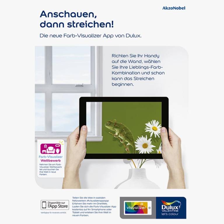 Cartaz da Campanha Visualizer - AkzoNobel (Publicidade e marketing)